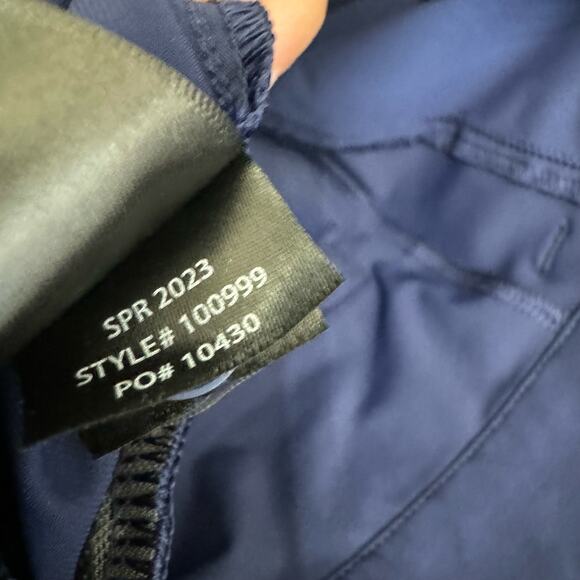 Rhone Resort Pant Navy Stretch Commute Business Casual Travel Men's 36x28 - Picture 10 of 13